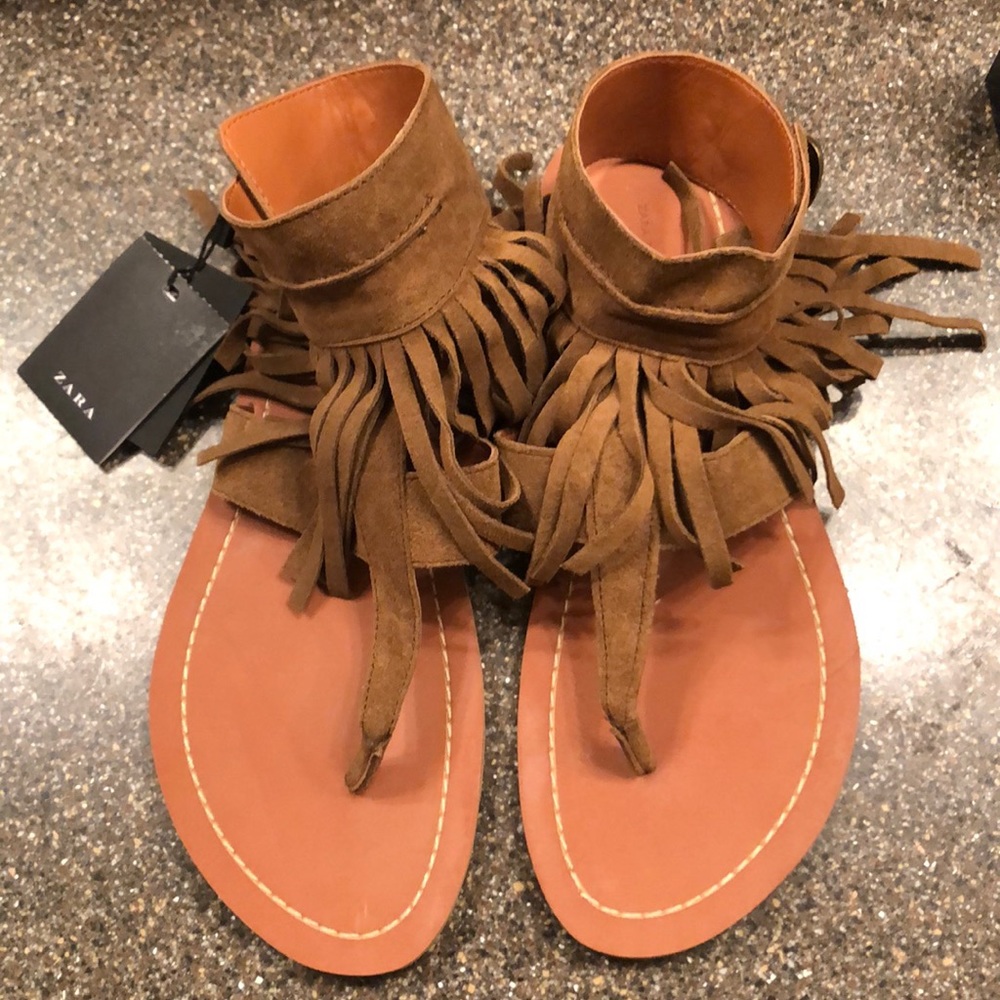 Zara Sandals (Fringe)